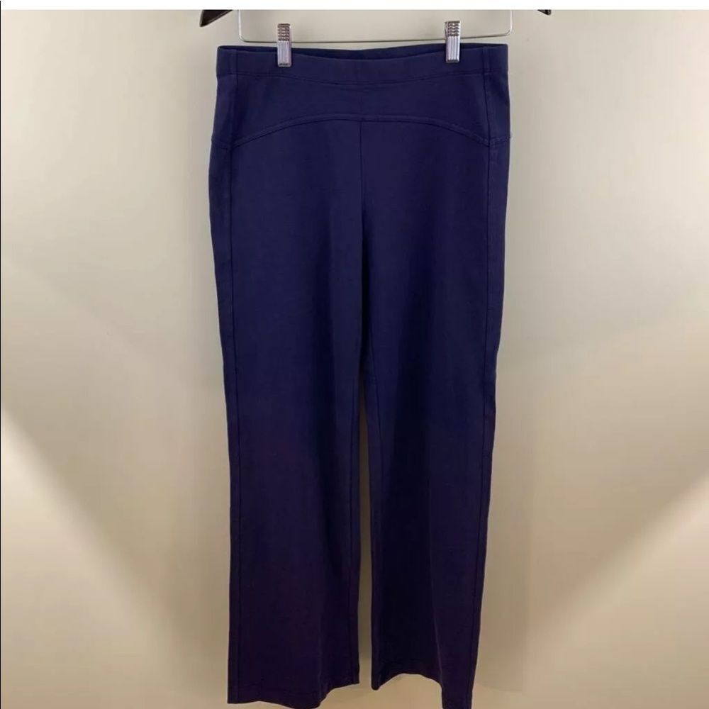 Athleta Womens Activewear Pants Blue Elastic Waist
